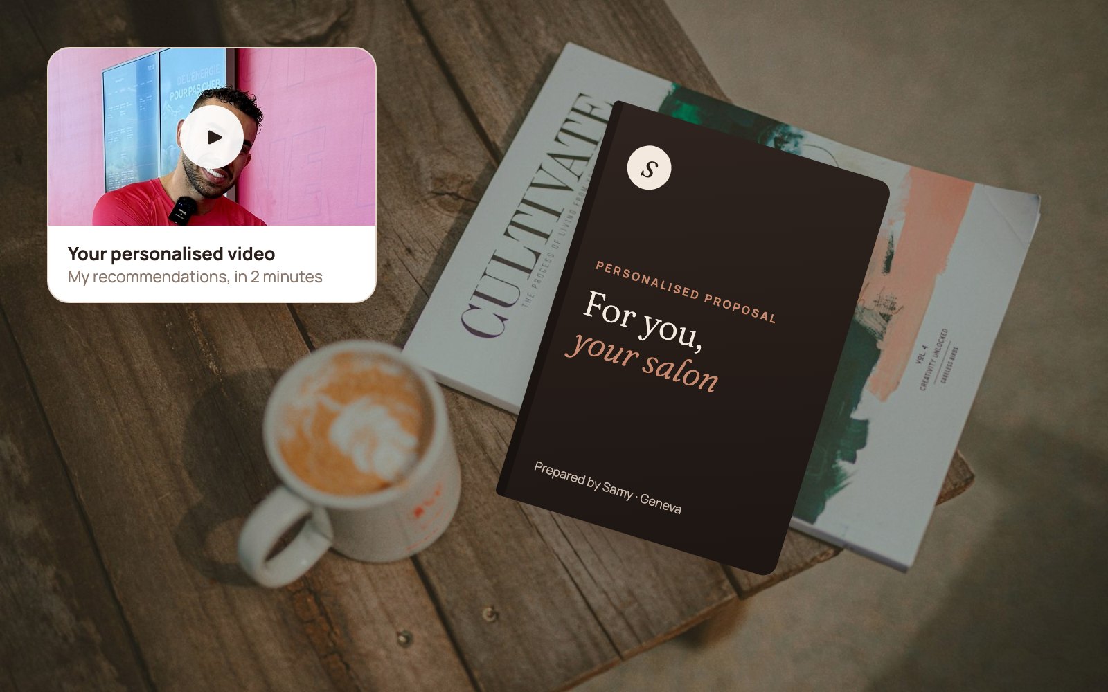Personalised proposal booklet and video