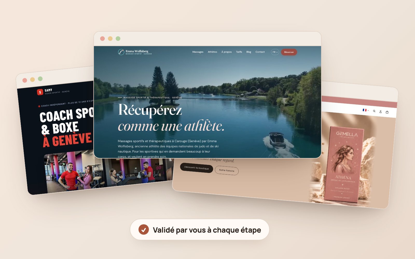 Création des sites et contenus